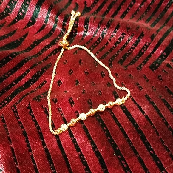 Rose gold tone bolo bracelet - Picture 4 of 7